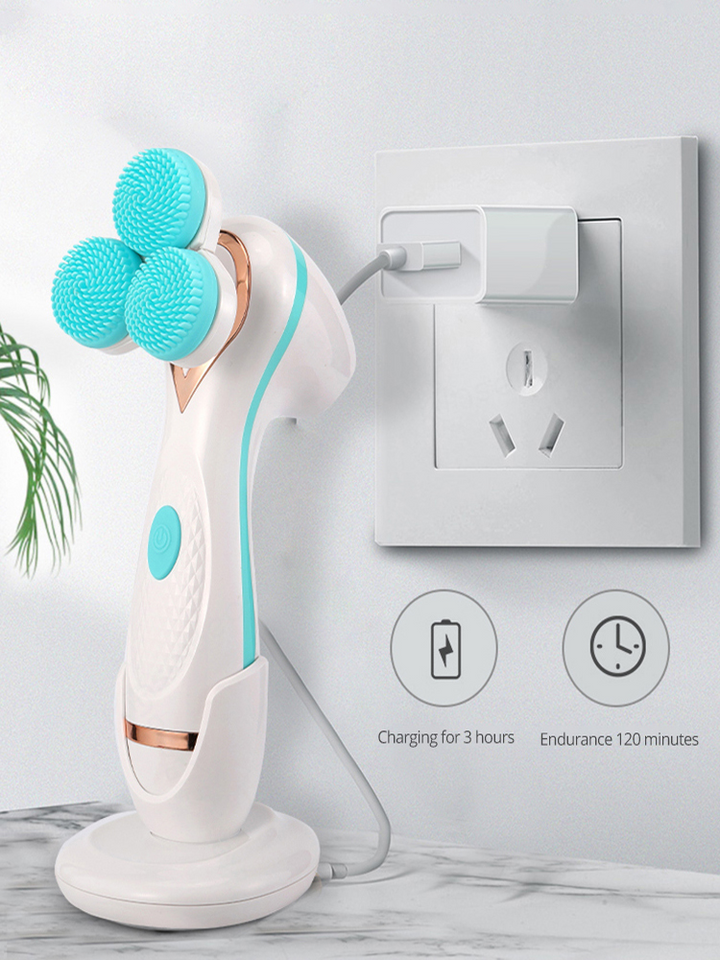 💖🧼 Pore Cleaning Electric Face Washer | Deep Cleansing & Anti-Acne Facial Device