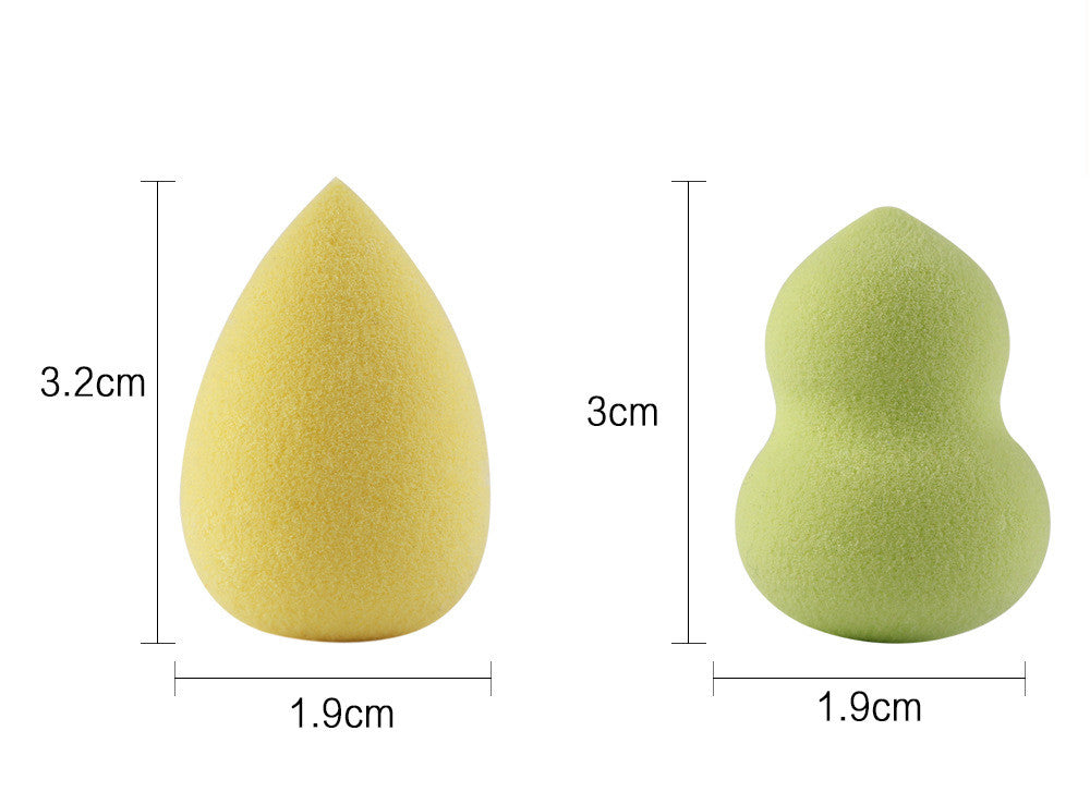 💄✨ Mini Soaking Big Puff | Non-Latex Wet & Dry Makeup Sponge Set (10PCS)