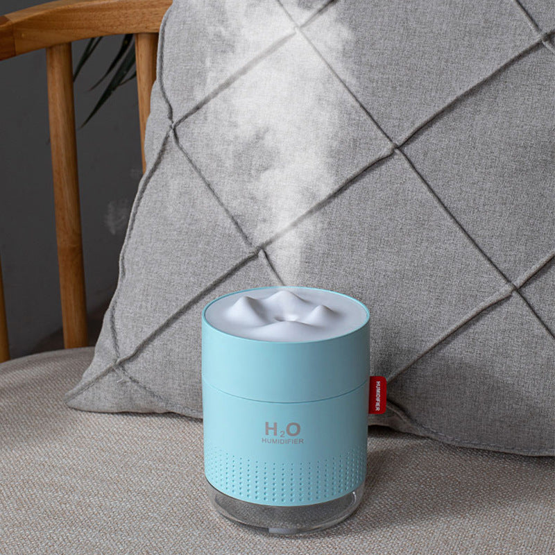 🌙💧 Creative USB Charging Desktop Night Light Humidifier ✨🏔️