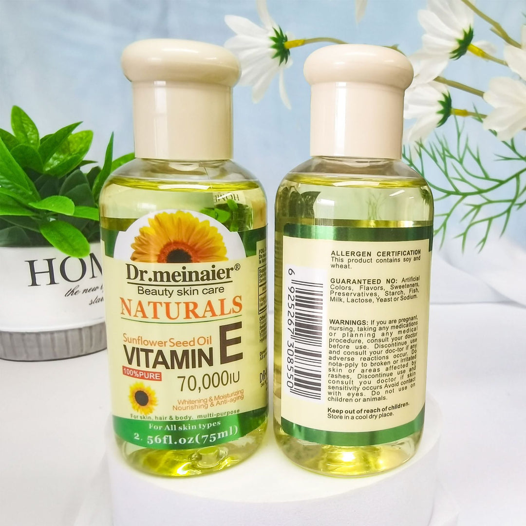 ✨ Vitamin E Essential Oil — Face, Body & Hair Care (75ml) 🌿💧