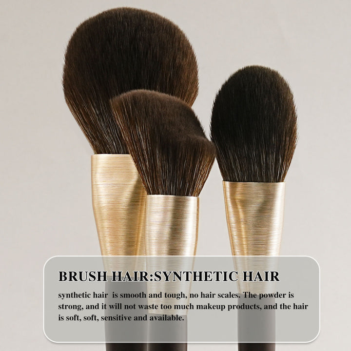 ✨ 10-Piece Rose Gold Vegan Makeup Brush Set — Professional Beauty Tools 💄🌹