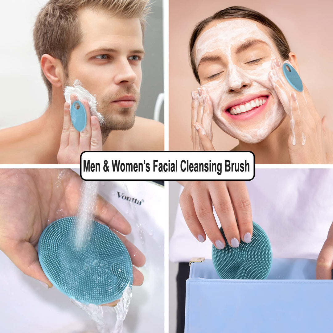 🧼🛁 Silicone Shampoo & Cleansing Brush | Soft Exfoliating Face & Body Care Tool