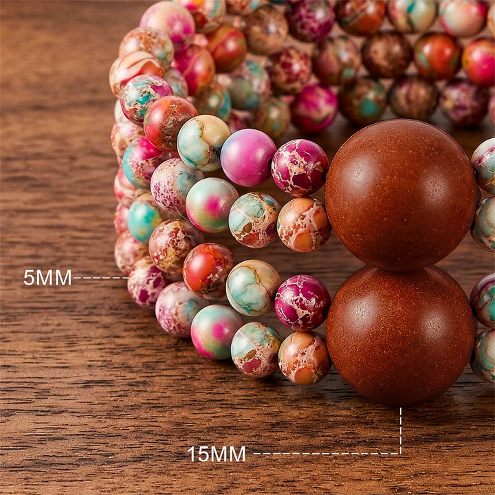 Chinese Herbal Bead Bracelet – Lightweight Wellness Jewelry