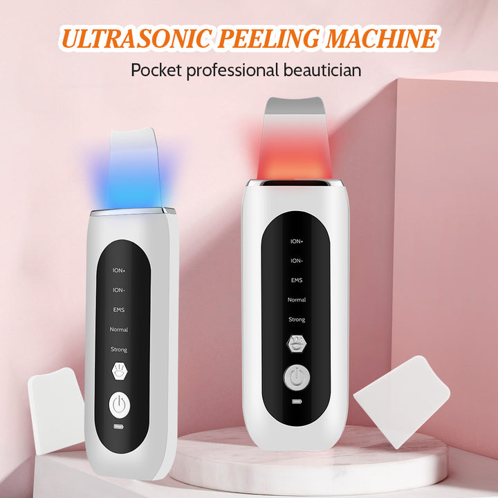 💖🌀 Ultrasonic Skin Spatula | Facial Pore & Blackhead Deep Cleansing Beauty Device