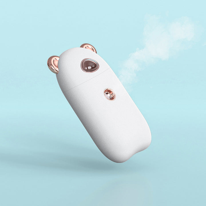 🐾💧 USB Chargeable Portable Hand Humidifier & Face Steamer | Nano Mist Beauty Device