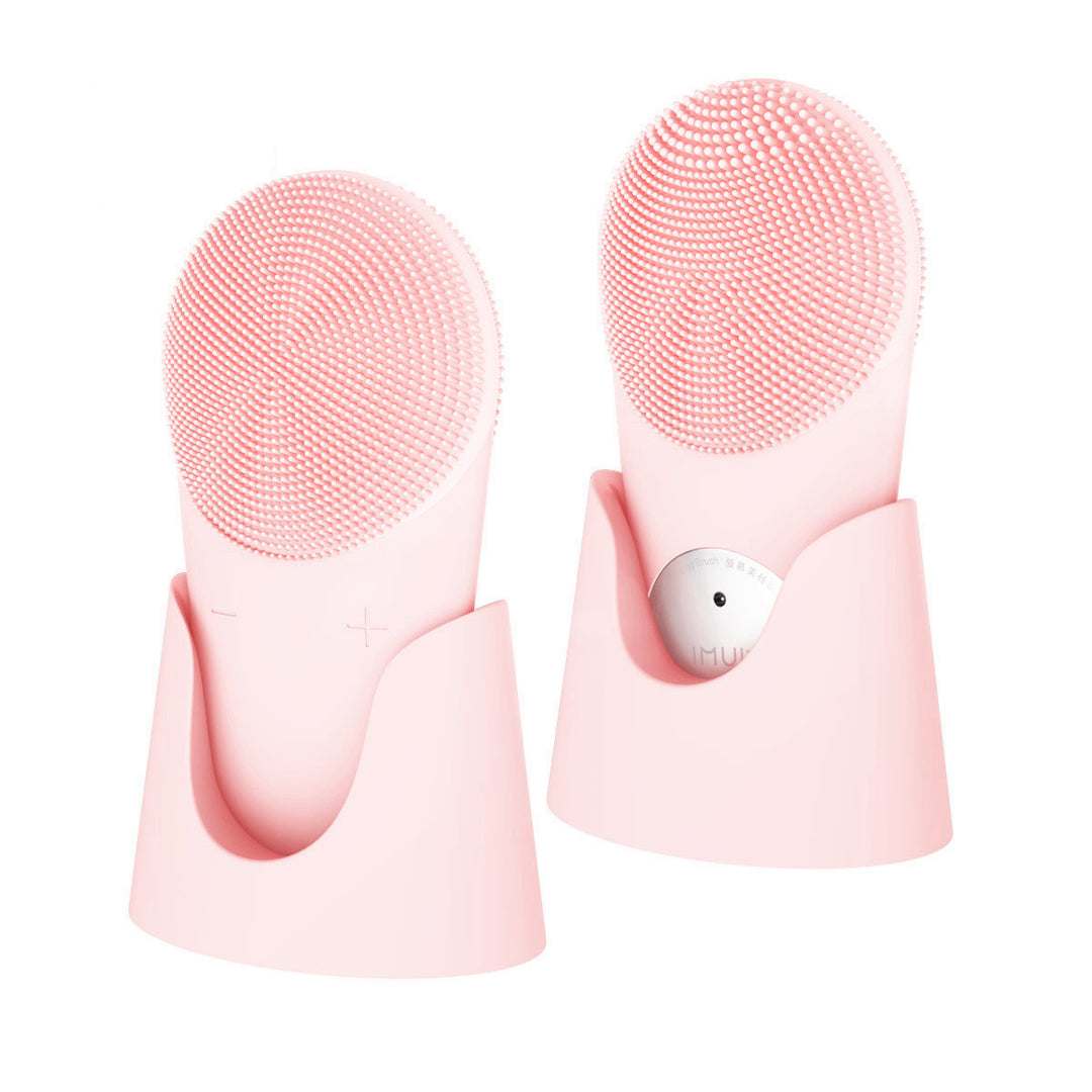 💖🌀 Silicone Electric Facial Cleanser | Ultrasonic Pore Cleansing Beauty Device