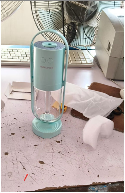 🌌💧 Mini USB Desktop Humidifier | Starry Projection Air Mist 🌿✨