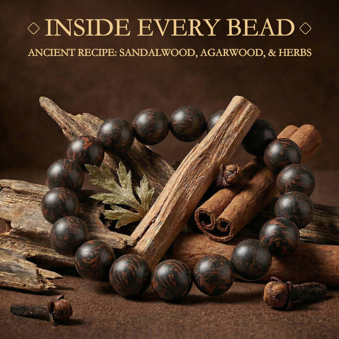 Chinese Herbal Bead Bracelet – Lightweight Traditional Wellness Jewelry