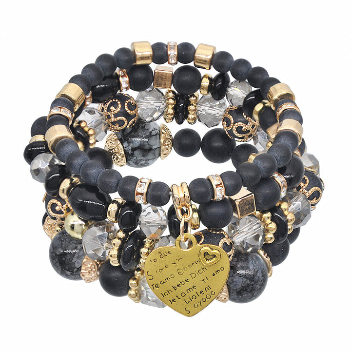 Ethnic Style Tassel Bracelet – Mixed Material Design