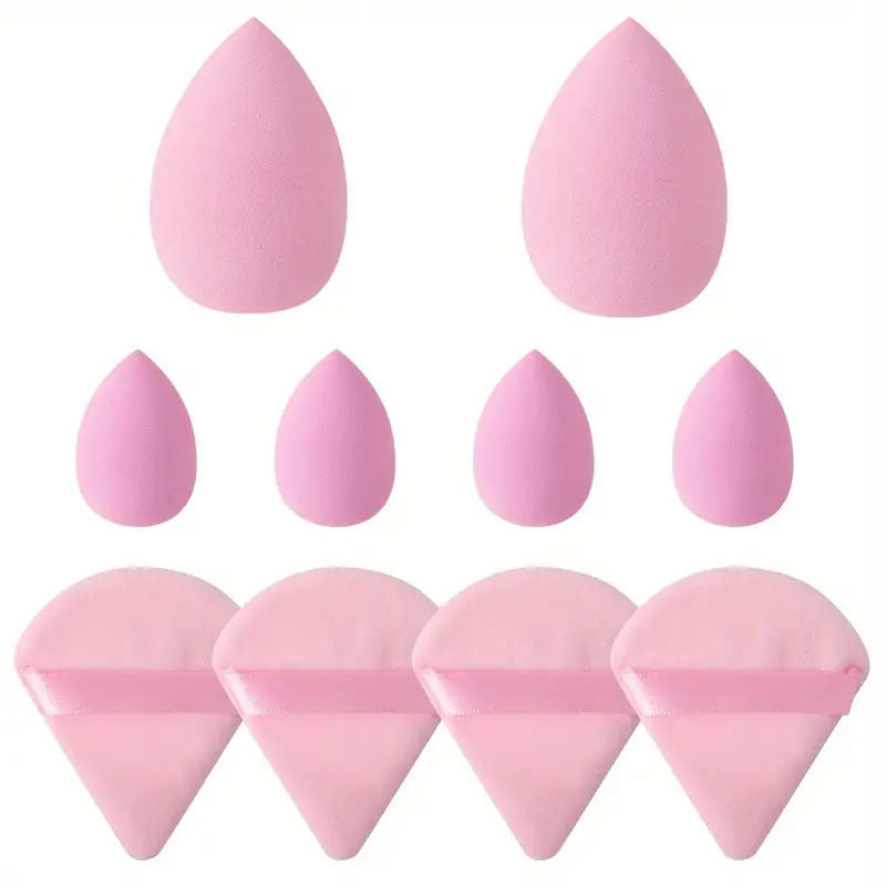 ✨ Mini Cosmetic Egg Makeup & Face Care Set — Soft Beauty Puff Kit 💖