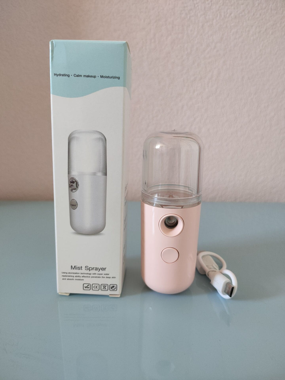 💧✨ Portable Nano Spray Humidifier | USB Rechargeable Skin Hydration Mist 🌿