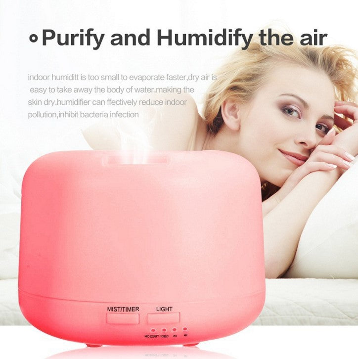 🌿💧 Mini 300ml Aromatherapy Humidifier | Ultrasonic Essential Oil Diffuser