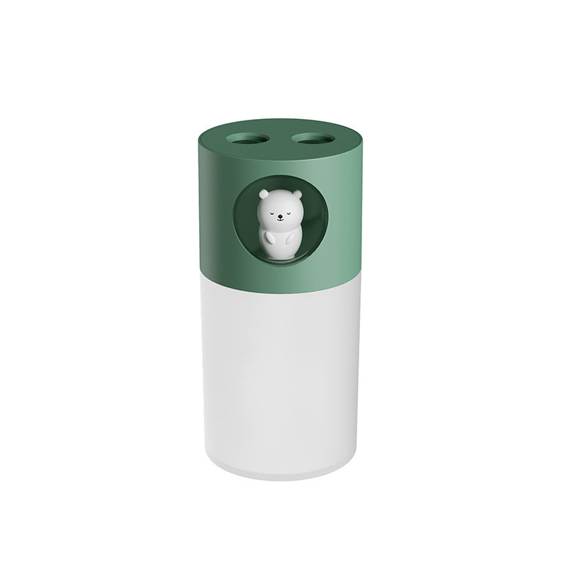 🌸✨ Small Desktop Cute Pet Double Spray Humidifier 💧🐶