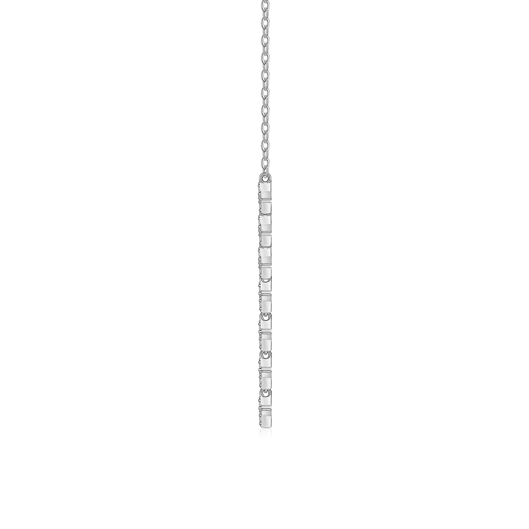 Luxury Minimalist Moissanite Pendant Necklace – Gold-Plated S925 Silver