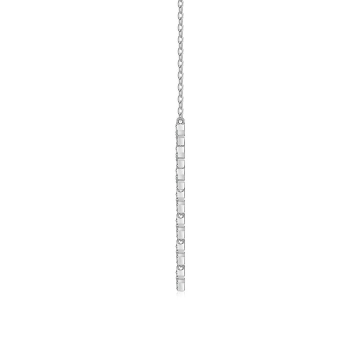 Luxury Minimalist Moissanite Pendant Necklace – Gold-Plated S925 Silver