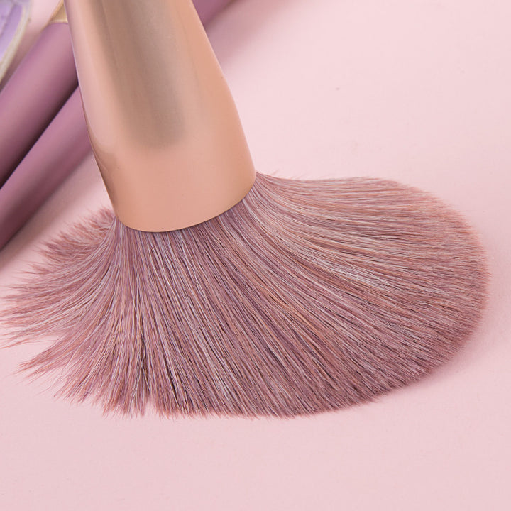 ✨ 9-Piece Soft Hair Makeup Brush Set — Beauty Tools Kit 💄