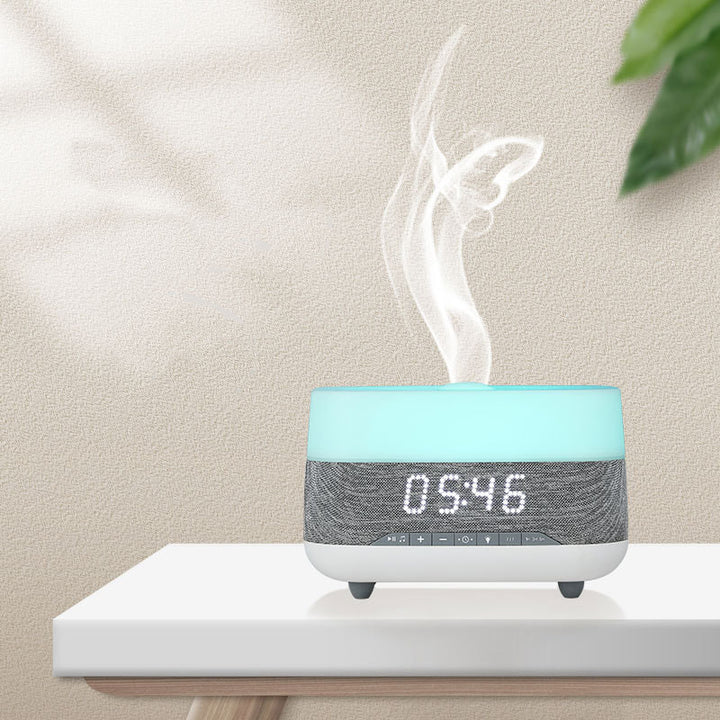 🕰️🌿 Clock Aromatherapy Humidifier | Desktop Time Display Diffuser