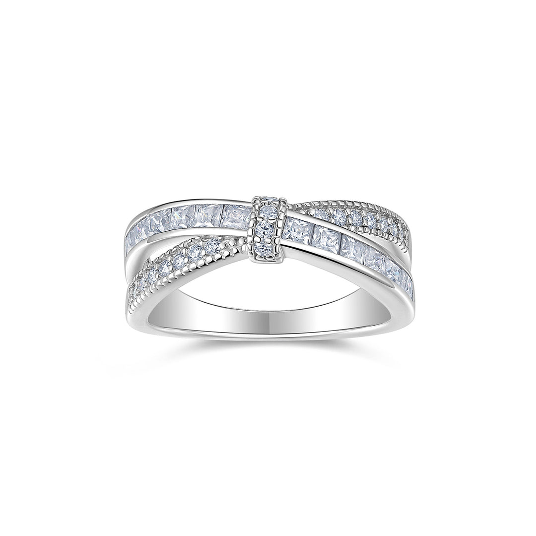 💍 Minimalist Moissanite Ring – Platinum-Plated S925 Silver Luxury (Sizes 5–9) 💍