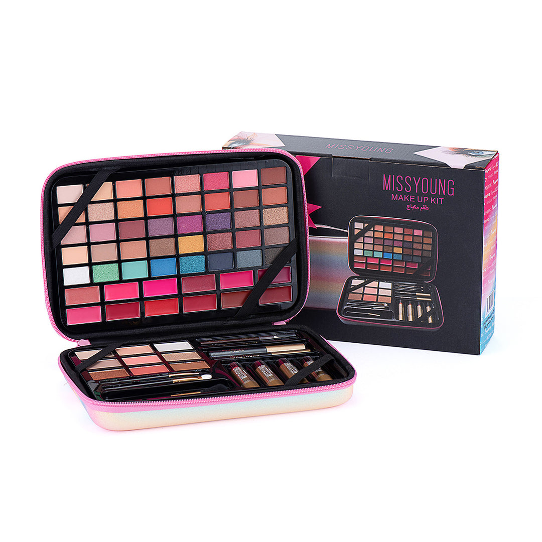 ✨ All-in-One Makeup Set – Lipstick, Lip Glaze, Eyeshadow, Highlighter & Beauty Kit ✨