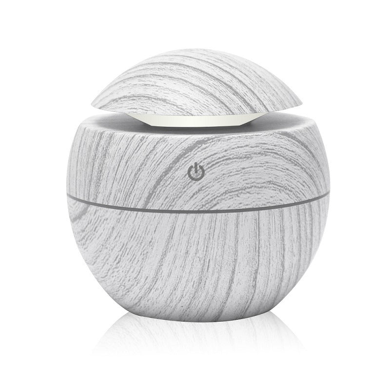 🍄💧 Eco-Friendly Mushroom Head Mini Humidifier | Wood Grain Ultrasonic Air Moisturizer ✨