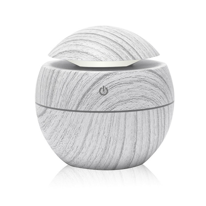 🍄💧 Eco-Friendly Mushroom Head Mini Humidifier | Wood Grain Ultrasonic Air Moisturizer ✨