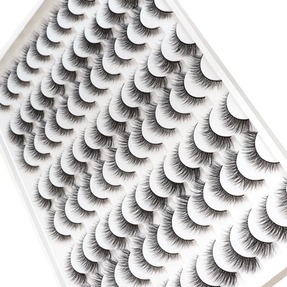 👁️✨ 3D False Eyelashes – Multi-Layered, Realistic, Soft & Comfortable Lashes