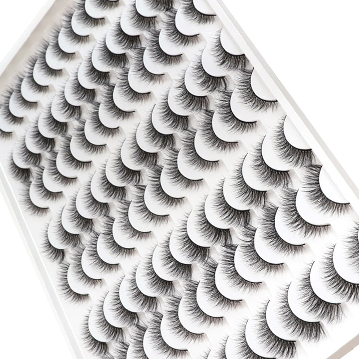 👁️✨ 3D False Eyelashes – Multi-Layered, Realistic, Soft & Comfortable Lashes