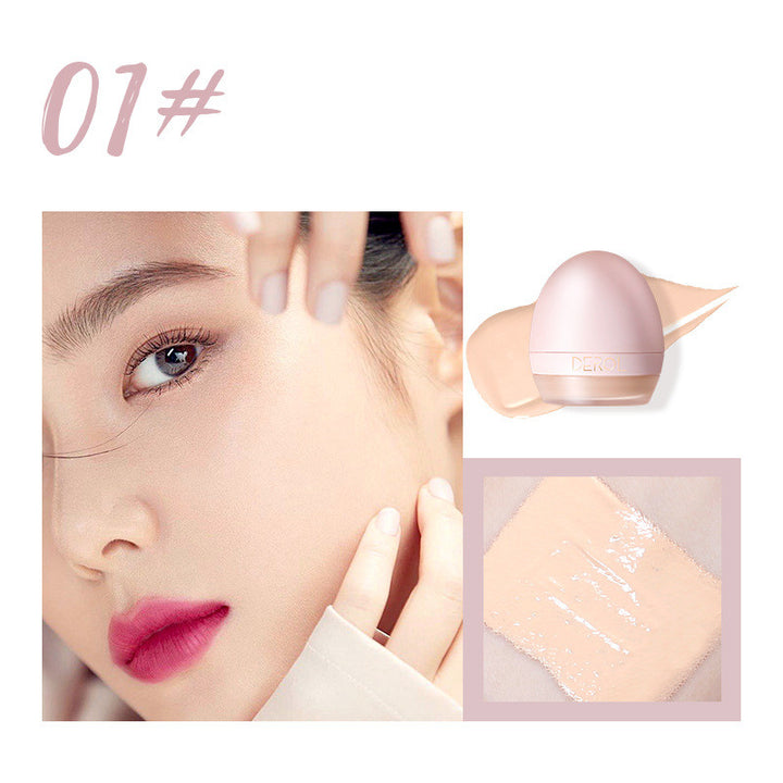 💄✨ 4-Color Lightweight Foundation Cream | Moisturizing BB Cream with Sponge