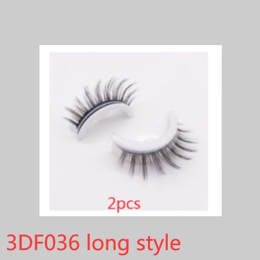 👁️✨ Reusable 3D Mink Lashes – Self-Adhesive Natural False Eyelashes (Glue-Free Silk Style)