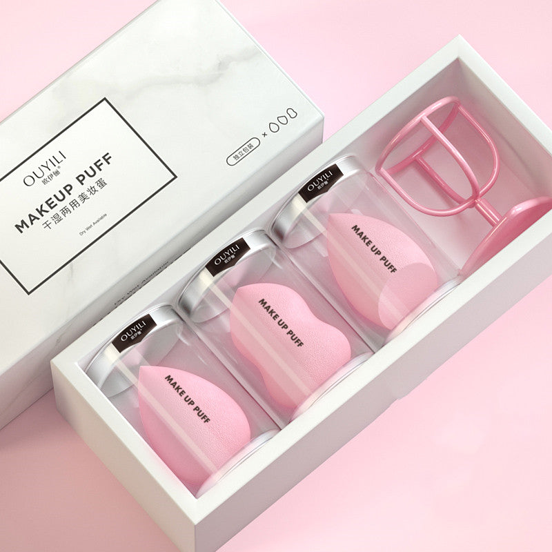 💄✨ Beauty Egg & Gourd Sponge Puff Set | Cushion Makeup Tools Collection