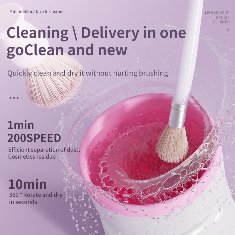 ✨ USB Electric Makeup Brush Cleaner — Automatic Cleaning Tool 💄🧼⚡