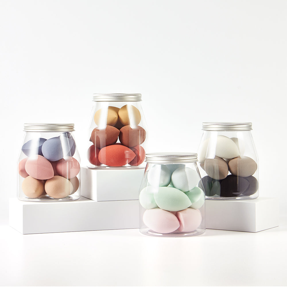 💧💄 Water Drop Beveled Beauty Makeup Egg Puff | Latex-Free Makeup Sponge Set