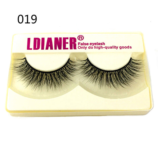 👁️✨ 25MM Mink Eyelashes – Wispy Fluffy Dramatic Fake Lashes