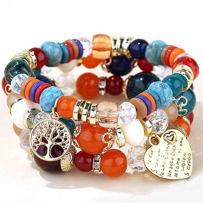 Candy Beads Multi-Layer Temperament Bracelet