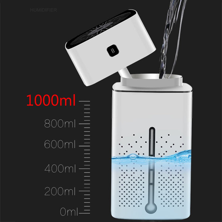 💧🖥️ Home Office Desktop Humidifier | 1000ml USB Large-Capacity Unit
