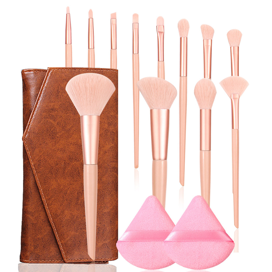 ✨ 12-Piece Soft Hair Makeup Brush Set — Beauty Tools Kit 💄💖