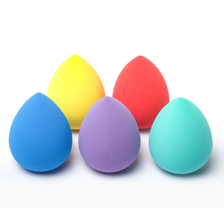 🥚💄 Solid Color Water Drop Makeup Sponge – Soft Beauty Egg Powder Puff (Wet & Dry Use)