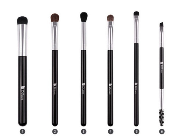 ✨ 6-Piece Double-Head Makeup Brush Set — Eye Shadow Beauty Tools 💄