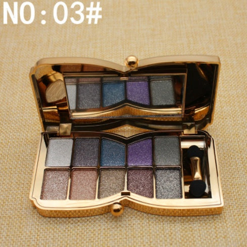 ✨ Student Girl Latin Dance Glitter Eyeshadow Palette – 12 Colors Matte & Pearlescent Set ✨