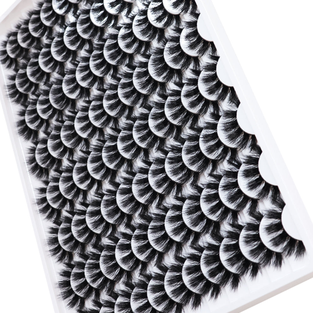 👁️✨ 3D False Eyelashes – Multi-Layered, Realistic, Soft & Comfortable Lashes