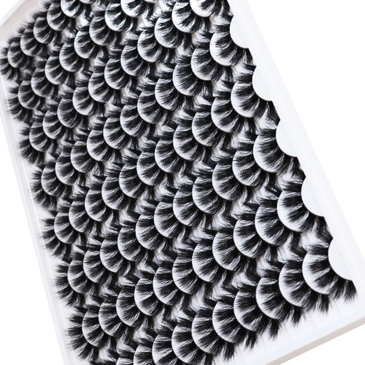 👁️✨ 3D False Eyelashes – Multi-Layered, Realistic, Soft & Comfortable Lashes