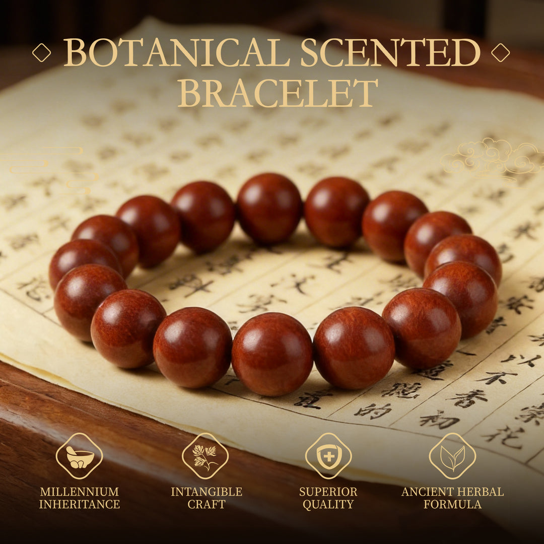 Chinese Herbal Bead Bracelet – Lightweight Traditional Wellness Jewelry