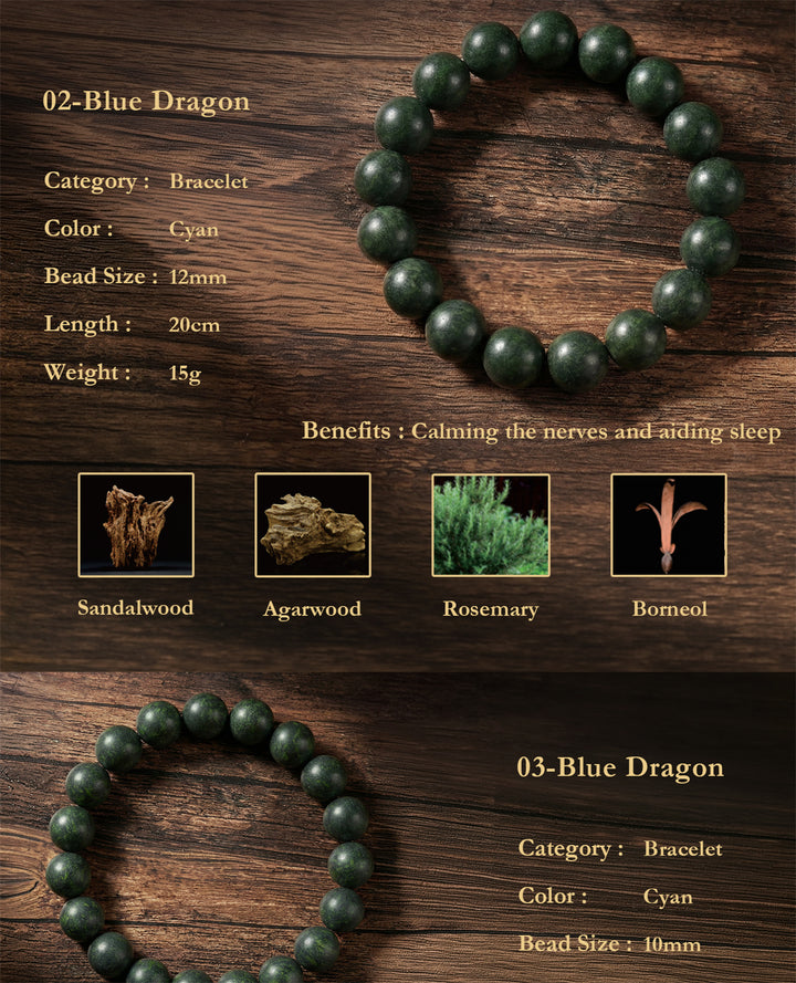 Chinese Herbal Bead Bracelet – Lightweight Wellness Jewelry