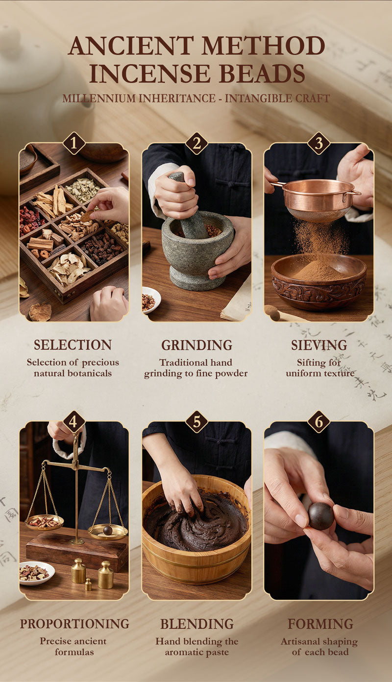 Chinese Herbal Bead Bracelet – Lightweight Traditional Wellness Jewelry