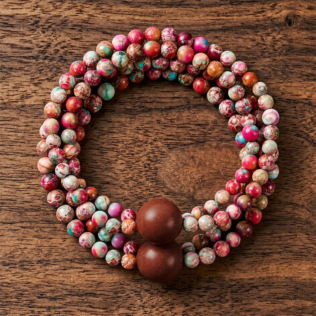 Chinese Herbal Bead Bracelet – Lightweight Wellness Jewelry