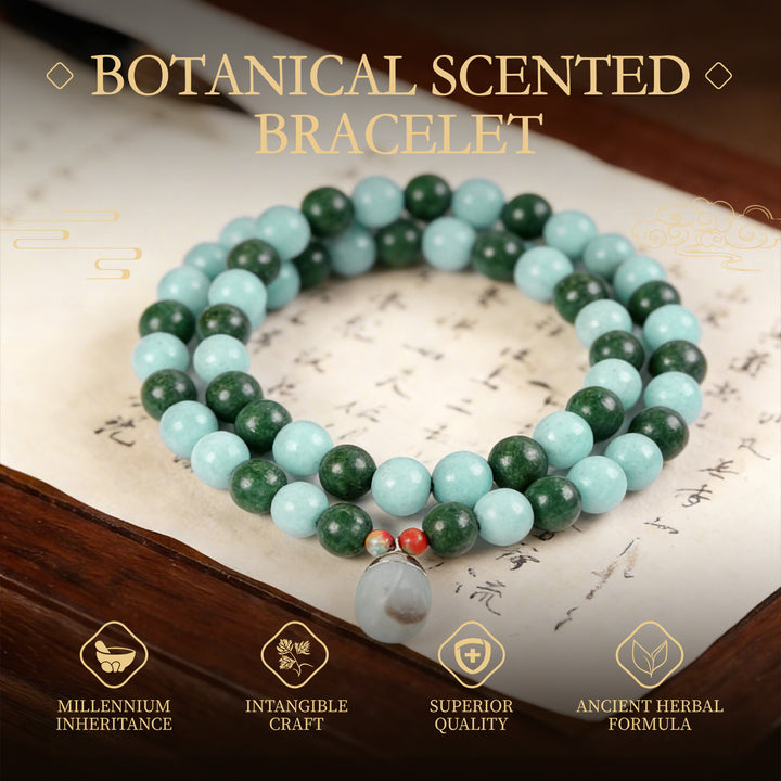 Chinese Herbal Bead Bracelet – Lightweight Wellness Jewelry