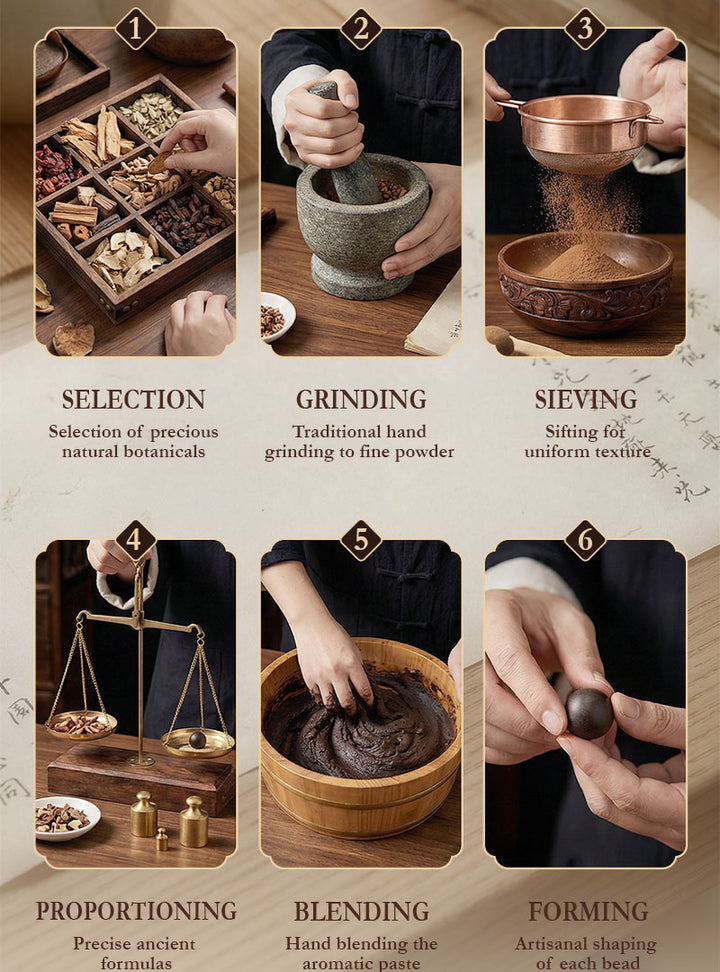 Chinese Herbal Bracelet – Traditional Style Lightweight Bead Bracelet