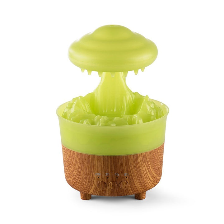 🌧️☁️ Household Mute Remote Control Colorful Rain Cloud Humidifier