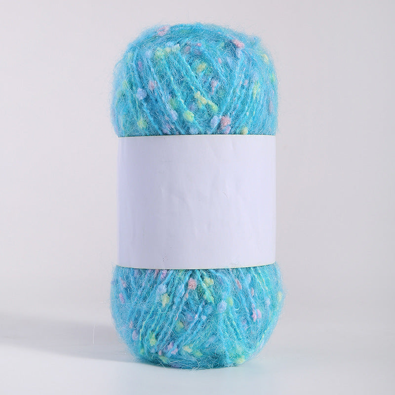 Colored Mohair Knitting Yarn – Soft Hand Woven Mohair Thread for Sweaters, Scarves & DIY Crafts