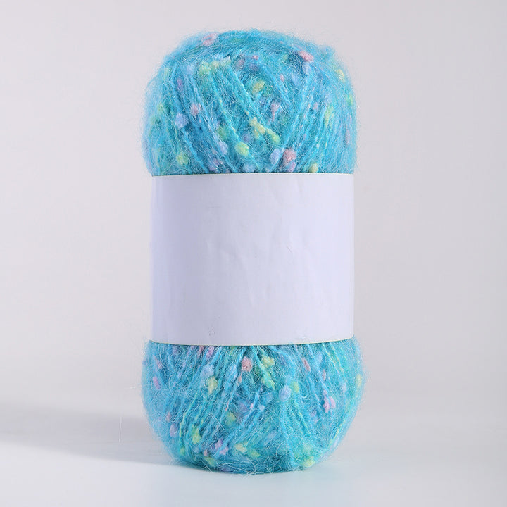 Colored Mohair Knitting Yarn – Soft Hand Woven Mohair Thread for Sweaters, Scarves & DIY Crafts